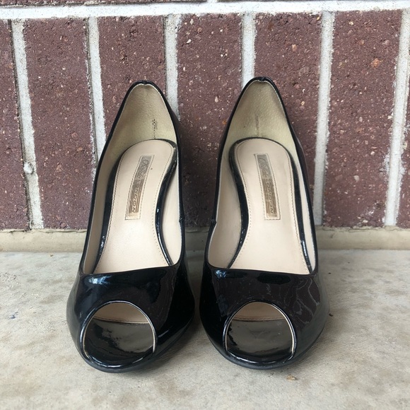 Buffalo London Open Toe Black Heel Size 7 - Picture 2 of 4